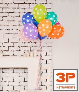 Balloons for the 30th birthday of 3P Instruments